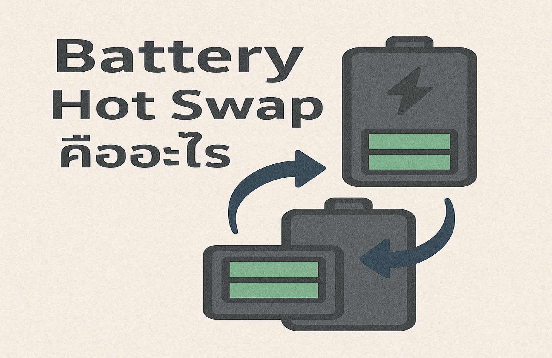 Battery Hot Swap คืออะไร? ทำไมคอมพิวเตอร์มือถืออุตสาหกรรมควรมีฟีเจอร์นี้