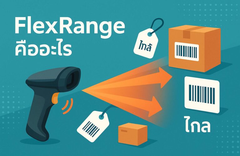 FlexRange คืออะไร? เทคโนโลยีการสแกนบาร์โค้ดระยะใกล้-ไกลในเครื่องเดียว